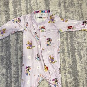 Magnetic bamboo Disney One Piece Pajama - Purple NWOT